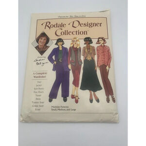Rodale Designer Collection Multi Size S M L Complete Wardrobe Sewing Pattern